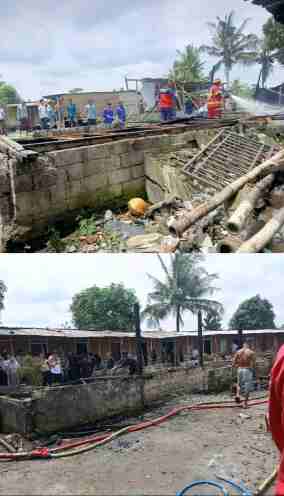 Kebakaran Terjadi di Ponpes Praya Tengah, Satu Bangunan Hangus Terbakar